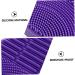 Ipetboom 2 1 Makeup Brush Cleaning Pad Scrubber Silicone Makeup Brush Silicone Holder 2 in 1 Brush Cleaner Pad Makeup Brush Holder Brush Storage Holder Silicone Brush Cleaner 11X10cm Purple - Buy Online on GoSupps.com