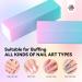 Saviland Nail Buffer Blocks for Nails: Colorful colorful Style Nail Buffing Block Professional 4 Sided High Elastic Sponge Nail File Buffer Set 100/180 Grit for Natural Nails Nail Care Home Nail Salon - Buy Online on GoSupps.com