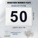 Echolife Running Bibs Competitor Number with Safety Pins  Tearproof Waterproof 5.9" x 7.9" for Marathon Races Events Sports Games Number 1-100 - Buy Online on GoSupps.com