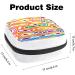 Colorful Abstract Stripes Sanitary Napkin Storage Bag - Period Tampon Makeup Pad Pouch Color2631 - Buy Online on GoSupps.com