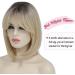 Morichy Large Base Ombre Blonde Hair Topper 12 Inch for Thinning Hair - Synthetic Wiglets for Women - Mix Blonde with Dark Root - Buy Online on GoSupps.com