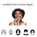 Satin Silk Hair Bonnet for Sleeping - Elastic Band, Soft & Gentle - 2 Pack - Buy Online on GoSupps.com