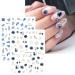 JMEOWIO 9 Sheets Spring Flower Nail Art Stickers Decals Self-Adhesive Colorful Summer Floral Nail Supplies Nail Art Design Decoration Accessories - Buy Online on GoSupps.com