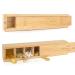 Bamboo Weekly Pill Organizer 7 Day Tablet Organizer Perfect as a Vitamin or Supplement Organizer