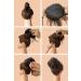 CAISHA Bun Hairpiece Ponytail Hepburn-Bun Scrunchie Updo Light Blonde Mix DC8 light blonde mix #25T613 DC8 - Buy Online on GoSupps.com