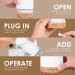 DreamHigh Aroma Diffuser 100ml - White Ultrasonic Essential Oil Diffuser with 7-Color LED Light Humidifier & Timer - International Shipping Available - Buy Online on GoSupps.com