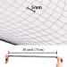 Pack of 20 Disposable Black Hair Nets - 30 Inch Elastic Edge Mesh Hairnet - Buy Online on GoSupps.com