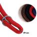 Lionto Dog Collar - Red Retriever Training Collar 65 cm Length 1 cm Thickness - International Shipping Available - Buy Online on GoSupps.com