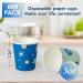 600-Pack 3oz Disposable Paper Cups - Green and Blue | Bathroom, Espresso, Snack Cups for Parties, Picnics, Travel - Buy Online on GoSupps.com