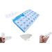 Monthly Pill Organizer - 31 Compartments 4-Week Full Month Planner with Tray & 8 Removable Compartments - Blue - Buy Online on GoSupps.com