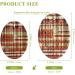 3-Pack Cleaning Kitchen Sponges Oval Plaid Stripes Vintage Kitchen Cellulose Dishwashing Wood Pulp Cotton - Buy Online on GoSupps.com