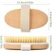 Bilione Natural Bristle Dry Brush - Back & Body Peeling Massage Brush for Blood Circulation & Cellulite Reduction - Buy Online on GoSupps.com