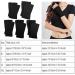 Muised Guard Wrist Gloves Cover Scar - Sports Pressure Elastic Protective Gear for Unisex - Perfect for Summer Travel, Camping, Hiking - Black - Buy Online on GoSupps.com