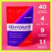 AdvoCare Rehydrate - Electrolyte Drink Mix - Includes Magnesium Sodium Potassium & Calcium - Antioxidant & Amino Acid Fortified - Hydration & Recovery - Fruit Punch 15 Stick Packs (6.3 oz) - Buy Online on GoSupps.com