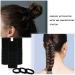 Fouews 100PCS Seamless Cotton Hair Ties for Women, Girls & Babies - Gentle Elastic Ponytail Holders for Thick, Heavy & Curly Hair - Black - Buy Online on GoSupps.com