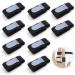 FunnAura 14PCS Breathable Pinky Finger Splints Adjustable for Broken Finger Osteoarthritis Finger Joint(Black)