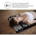Acupress Toweratte & Pillow Set | Spike Yoga Mat for Massage & Wellness | Tension Relief & Muscle Recovery | Includes Carrying Bag - Black - Buy Online on GoSupps.com
