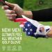 FINGER TEN Men's Leather Golf Glove USA Flag Blue Camo Plaid with Ball Marker Pack - All Weather Grip, Various Sizes Available - Buy Online on GoSupps.com