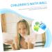 Shop Housoutil 4 Pcs Baby Loofah Body Puff - Cute Bath Sponge Balls for Kids | Perfect Shower & Cleaning Scrubber - Buy Online on GoSupps.com