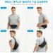 Oxpecker Waterproof Fanny Pack with Rain Cover - Black Hip Bum Bag for Men & Women | Ideal for Workout, Travel, Running, Hiking, Cycling - Buy Online on GoSupps.com