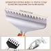 Large Extendable Back Scratcher - 61cm Wooden Handle 15 Tooth Massage Roller Stable Steel Claw - Premium Back Massage Device L-24 - Buy Online on GoSupps.com