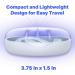 Portable Bright Retainer Case | Dental Braces & Aligner UV Protector | Night Guard Mouth Guard Case | White & Gray - Buy Online on GoSupps.com