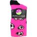 MadSportsStuff Love Soccer Hearts Over the Calf Socks - Neon Pink/Black (Small) - Buy Online on GoSupps.com