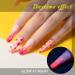 Hot Pink Glow in The Dark Gel Liner Nail Art - Neon Fluorescent UV Gel Polish for DIY Manicure - Buy Online on GoSupps.com