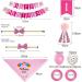 Dog Birthday Party Supplies Set - Bandana, Hat, Banner, Balloon & Bowtie in Pink for Pet Boy/Girl Celebration - Buy Online on GoSupps.com