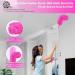15PCS Microfiber Feather Duster Set with Extension Pole - Washable & Bendable Dusters for High Ceiling Fan, Blinds, Cars, Furniture - Cleaning Tools Kit in Pink - Buy Online on GoSupps.com