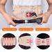 Back Support Strap | Decompression Belt for Lower Back Pain Relief | Sciatica & Herniated Disc Support | Adjustable Waist (67-110 cm) - Apricot - Buy Online on GoSupps.com