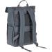 Eco-Friendly Casual Baby Changing Bag - Diaper Backpack with Stroller Attachment & Bottle Holder | Sustainable GRE Rolltop Design in Anthracite - Buy Online on GoSupps.com
