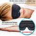 Shop 3D Contoured Sleep Mask for Ultimate Comfort - 100% Light Blockout Eye Mask for Men & Women | Adjustable Soft Eye Cover for Travel Naps & Night Shifts - Purple - Buy Online on GoSupps.com