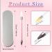 LLMSIX Rhinestones Picker Tool Dual-Ended Wax Pencil Pen Rhinestone Picker In Box Dotting Pen Rhinestones Applicator with 2 Wax Tips Twizzer for Gem Jewelry Nail Art DIY Craft (White+Yellow) - Buy Online on GoSupps.com