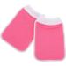 Beaupretty 2pcs Bath Gloves for Men - Exfoliating Towel Scrubber Mitts Korean Plant Fibres Pink - Perfect for Bathing & Massage - Buy Online on GoSupps.com