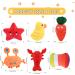 6 Pack Puppy Toys Dog Squeaky Toys Small Dog Interactive Teething Plush Soft Chew Toy Fruit Vegetable Animals Interacting Pet Teddy Toy Dog Companion Puppy Accessories for Puppies Small Medium Dogs - Buy Online on GoSupps.com
