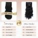 Feshfen Clip-In Extensions - 4PCs 50cm Black Wavy Synthetic Hair Extensions for Women - 180g Full Head Hair with Clips - Buy Online on GoSupps.com