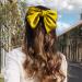 AFBORD Women Hair Barrette Daily School Hair Barrette Satin Yellow - Buy Online on GoSupps.com