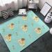 Flannel Carpet Honey Sundae Picture 60 x 39 in Non-Slip Durable Suitable for Living Room and Office Bedroom - Buy Online on GoSupps.com