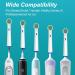 Toothbrush Replacement Heads for Oral-B Braun Pro 1000 - Medium Soft Bristles 8-Pack | International Shipping Available - Buy Online on GoSupps.com