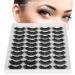 6D Eyelashes - 20 Pairs Professional Handmade Fake Eyelashes | Soft Thick Natural & Reusable for Home Use (MC-10) - Buy Online on GoSupps.com