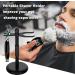 Favali Razor Plane Stand - Dark Chrome Shaving Brush Holder for Safety Cartridge & Disposable Razors - Shaving Rack Bracket - Buy Online on GoSupps.com