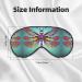 Cute Dragonfly Pattern Unisex Eye Mask | Soft Light-Blocking Sleeping Mask for Comfortable Rest - Shop Internationally - Buy Online on GoSupps.com