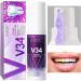 V34 Purple Toothpaste for Whiter Teeth | Frilla Oral Foam & Stain Removal | Improve Tooth Health | International Shipping - Buy Online on GoSupps.com