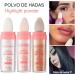 TENGLONG 3PCS Magic Highlighter Powder Stick Makeup Polvo De Hadas Fairy Highlight Patting Powder Body Brightens the Natural Three-dimensional Face Powder Blusher White+Pink+Brown - Buy Online on GoSupps.com
