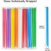 100 Pcs Jumbo Smoothie Straws | Multi Color Disposable Boba Straws | Individually Wrapped Wide-mouthed Milkshake Bubble Tea Drinking Straws (0.43 Diameter, 9.45 Long) - Buy Online on GoSupps.com