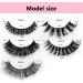 Russian Strip Lashes 1 Boards/10 Pairs Per Board Segmented False Eyelashes D Curl + 3D Effect Easy to Wear for Work Vacation Wedding DH06-H5 - Buy Online on GoSupps.com