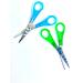 2 Pcs Ultra Sharp Children's Craft Scissors - 5 Stainless Steel with Plastic Handle - Buy Online on GoSupps.com