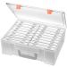 Photo Storage Box 4x6 18 Inner Extra Large Photo Case Large Photo Organizer Acid-Free Photo Box Storage Photo Keeper Photo Storage Case Plastic Craft Storage Box for Photo Stickers Stamps Seeds (Clear 18 Boxes) 18 Boxes Clear