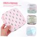 Healifty Aunt's Travel Wallet Organizer Bags - 3 Pcs Set | Cartoon Fashionable Storage Bag for Sanitary Napkins | Period Pad Pouch - Assorted Colors 13X13CM - Buy Online on GoSupps.com